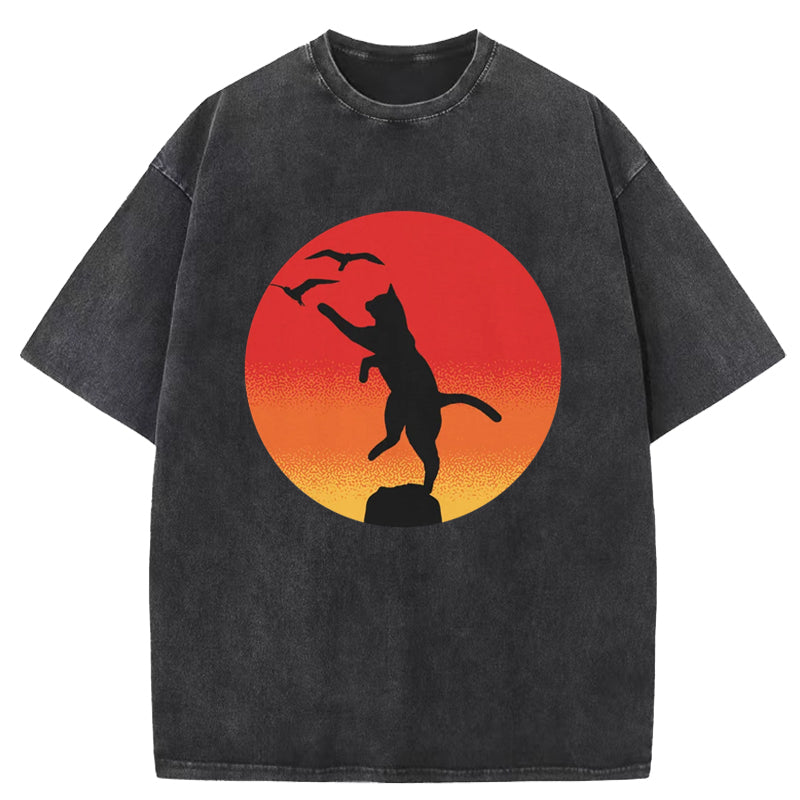 The Karate Cat Washed T-Shirt