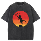 The Karate Cat Washed T-Shirt