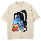 Want To Eat Fish Washed T-Shirt