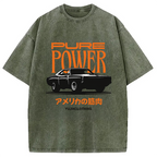 Pure Power Car Washed T-Shirt