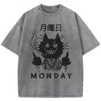 Hate Mondays Washed T-Shirt