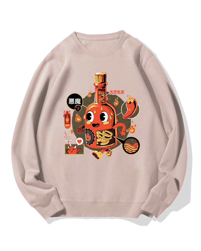 Bottle Devil Cotton Sweatshirt