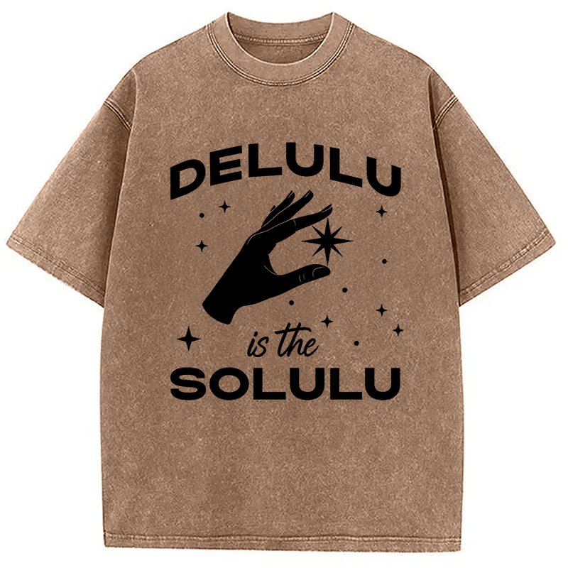 Funny Social Media Meme Washed T-Shirt