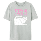 Itchy & Anxious White Cat Classic T-Shirt