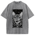 Hypnotic Cat Washed T-Shirt