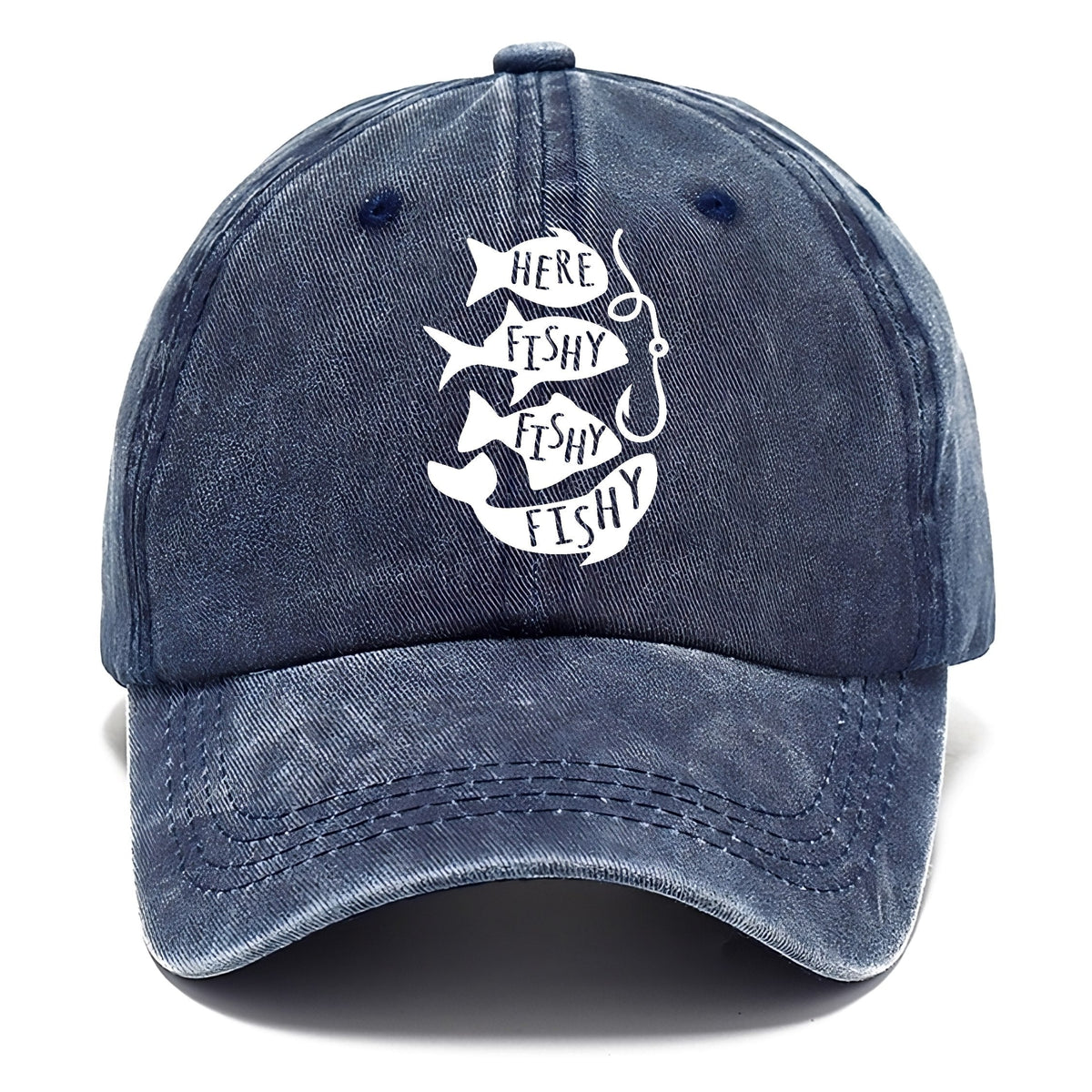 Here Fishy Fishy Fishy!! Washed Cap