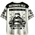 Jaws Retro Surveillance Frogs Jersey Shirts