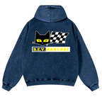 S.E.V Marchal Vintage Washed Cotton Back Art Hoodie