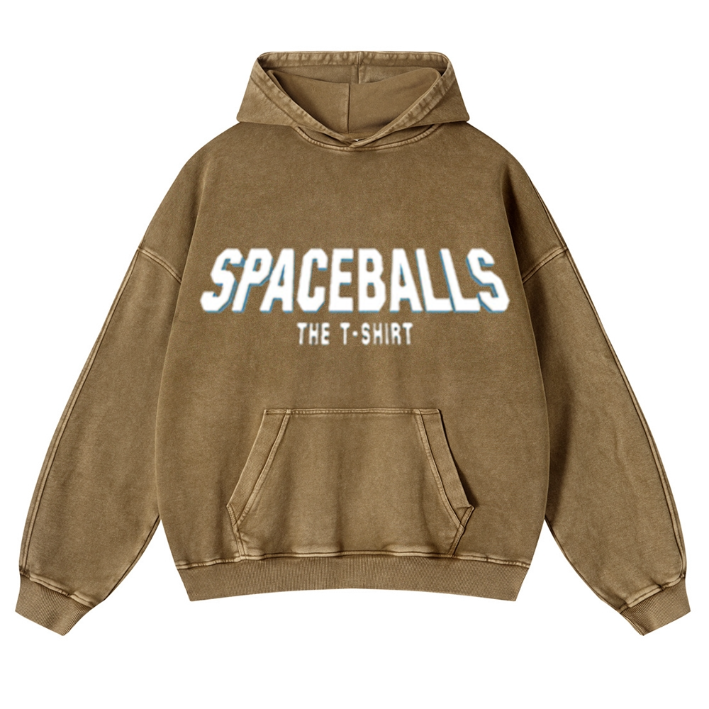 Spaceballs Vintage Washed Thick Cotton Hoodie