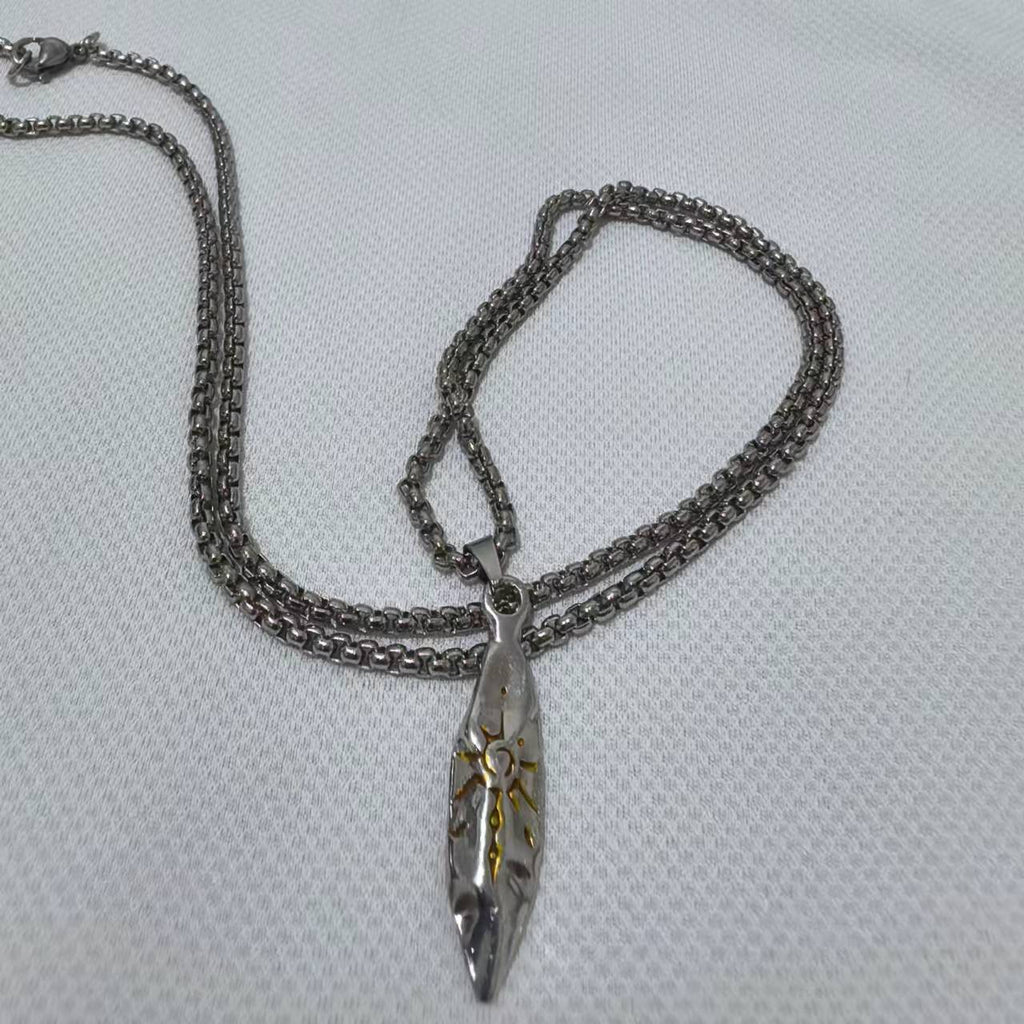 Retro Wishing Stone Necklace
