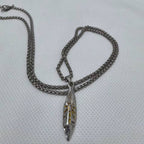 Retro Wishing Stone Necklace