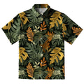 Tropical Leaf Frenzy Button-up Shirt