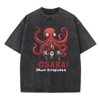 Osaka Drunk Octopus Washed T-Shirt