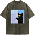 Unisex FRAGILE BUT FEARLESS Vintage Washed T-Shirt
