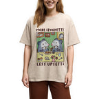 Possums Eating Spaghetti Washed T-Shirt