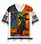 Halloween Magic Black Cat Jersey Shirts