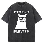 Dubstep Cat Washed T-Shirt