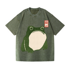 Frog Vintage Wash Japanese Design T-Shirt