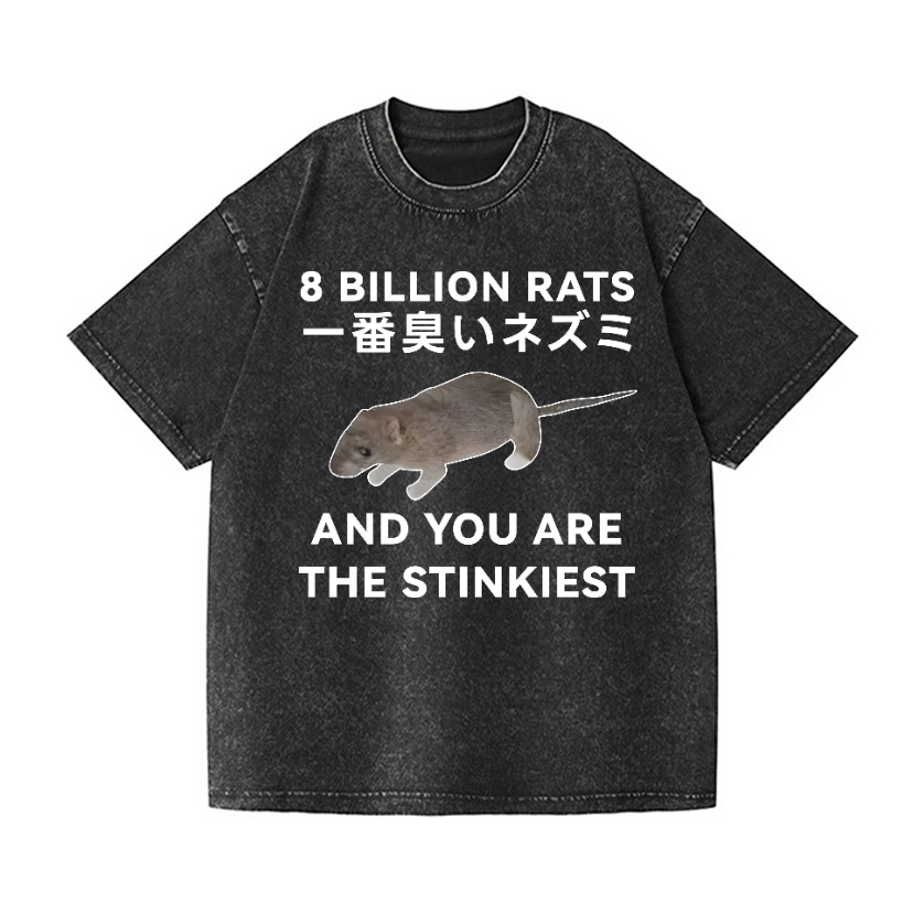 Rat Vintage Wash Japanese Design T-Shirt