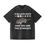 Rat Vintage Wash Japanese Design T-Shirt