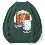 Sushi's Rack Geek Cotton Sweatshirt