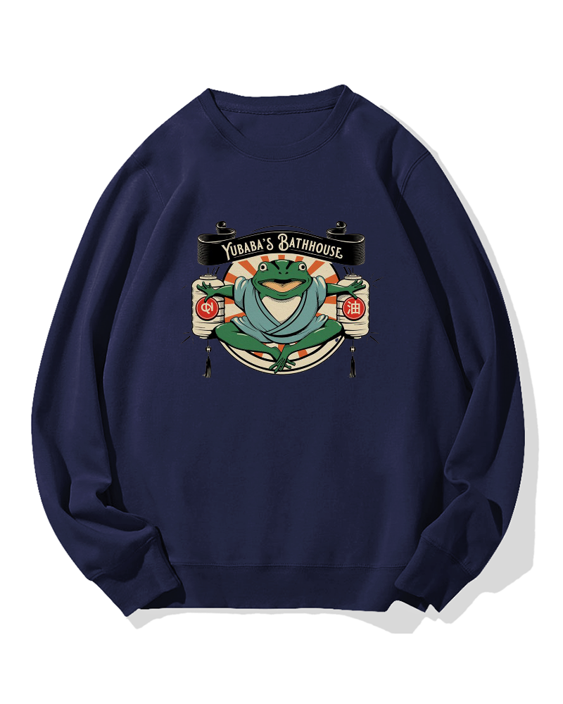 Bathhouse Frog Cotton Sweatshirt