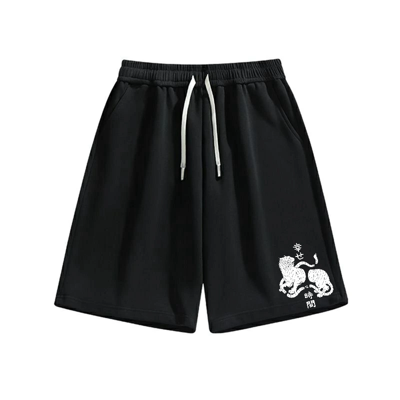 Happy Tiger Cotton Casual Shorts