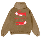 People Vintage Washed Cotton Back Art Hoodie
