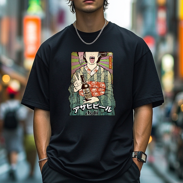 Asahi Geisha Japanese Style Classic Tee