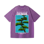 Okinawa Vintage Wash Japanese Design T-Shirt
