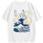 Kanagawa F**k Cotton casual T-shirt
