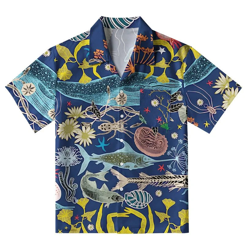 Marine Species Aloha Hawaiian Shirt