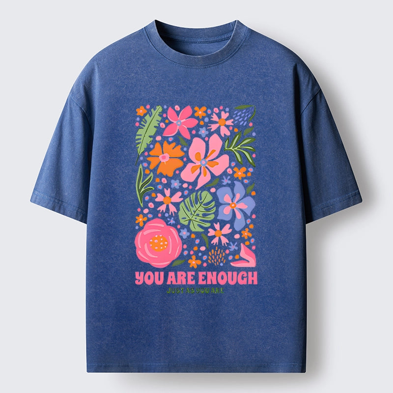 Flower Power Says You Got This Washed T-Shirt