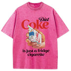 Just A Fridge Cigarette Coke Washed T-Shirt