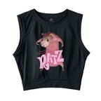 RATZ Pink Mouse Sleeveless Crop Top