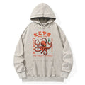 Octopus Drinks Soju Washed Hoodie
