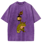 Frog With Lantern Washed T-Shirt
