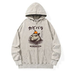 Capybara Hot Spring Washed Hoodie