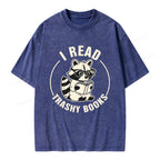I Read Trashy Books Unisex Washed T-shirt