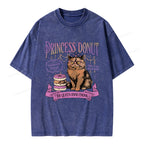 Princess Donut Unisex Washed T-shirt