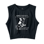 I Can't Tolerate Lactose Sleeveless Crop Top