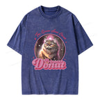 Princess Donut  Unisex Washed T-shirt