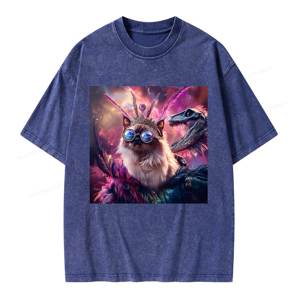 Princess Donut & Mongo Unisex Washed T-shirt