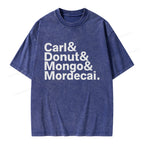 Donut Mongo Mordecai Unisex Washed T-shirt