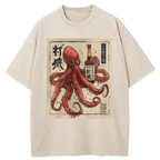 Osaka Saké Octopus Washed T-Shirt