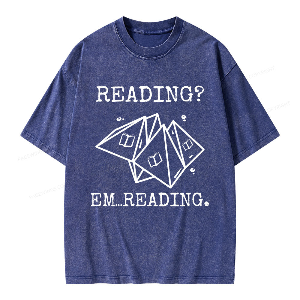 Reading Em...Reading Unisex Washed T-shirt