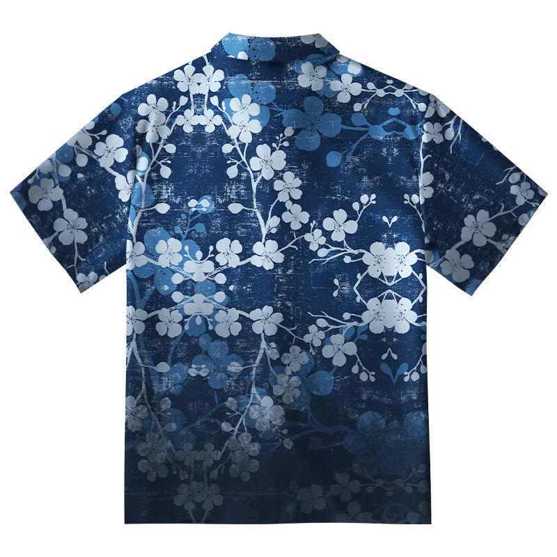Midnight Blossoms Aloha Hawaiian Shirt