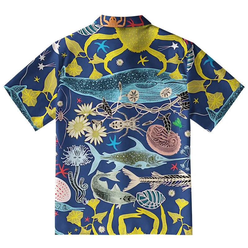 Marine Species Button-up Shirt