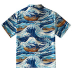 Nautical Adventure Wave Aloha Hawaiian Shirt