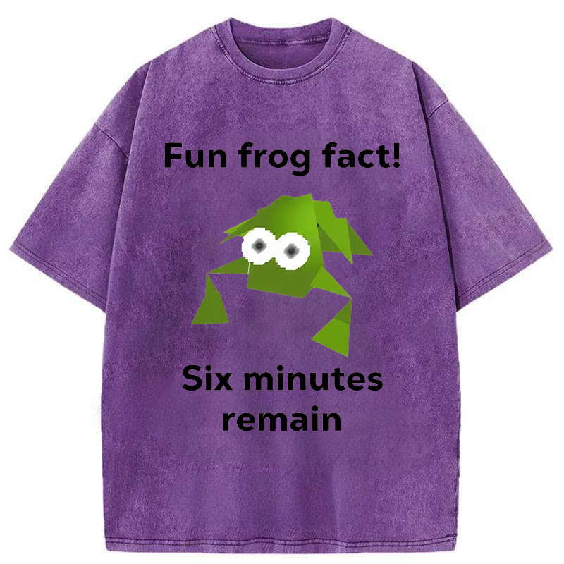 Funny Frog Kanji Washed T-Shirt